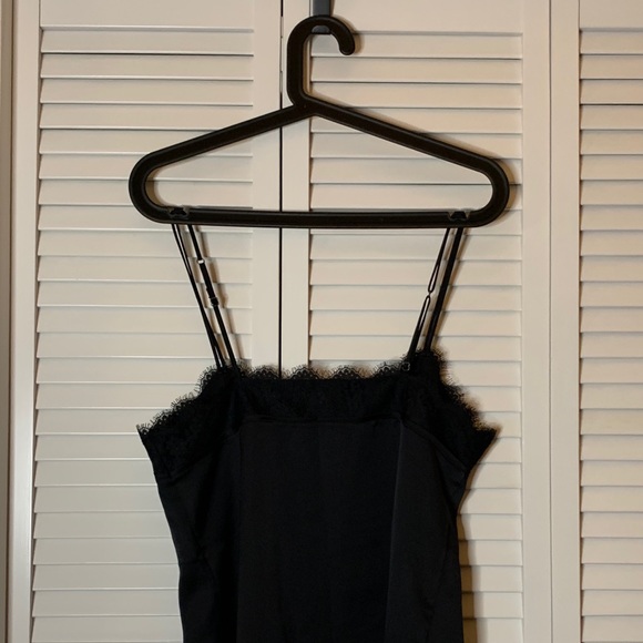 Abercrombie and Fitch Silk Tank with Lace Detail - Picture 3 of 3